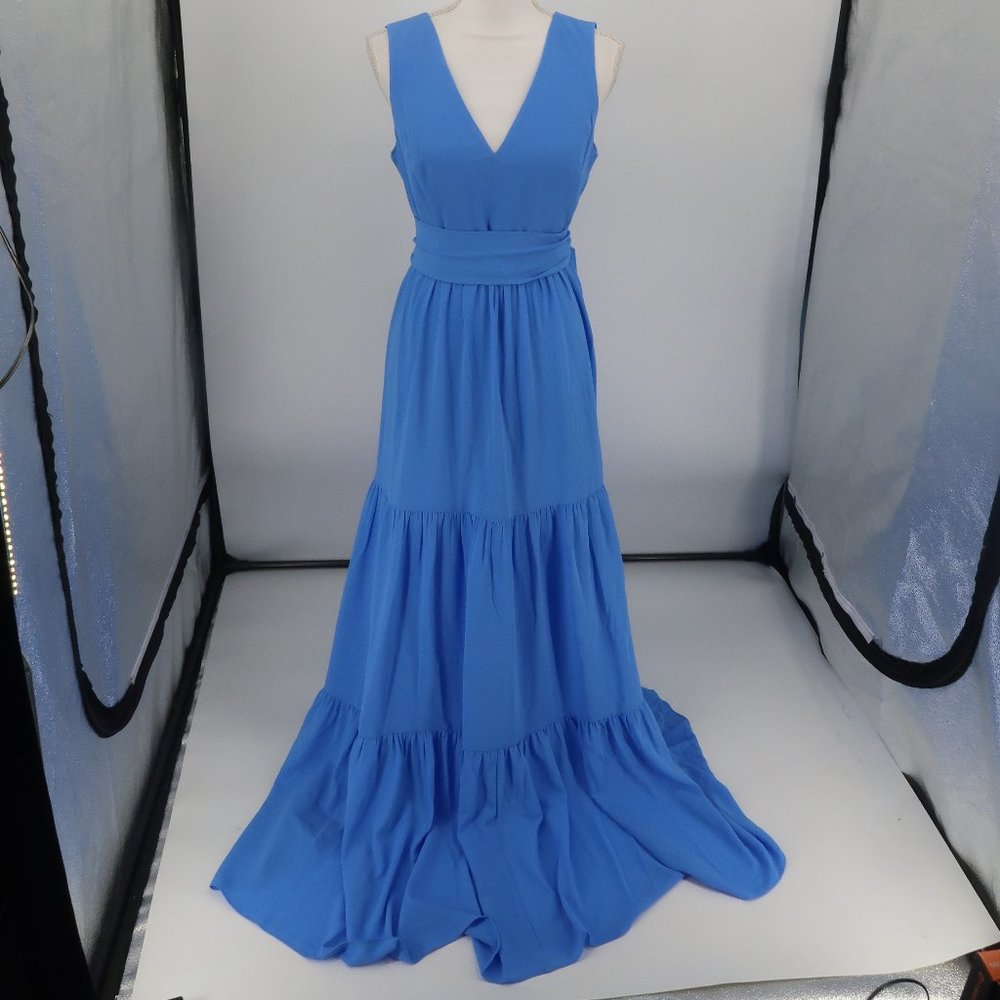 Lilly Pulitzer Maurine Maxi Dress Blue Thistle in Size 8 NWT